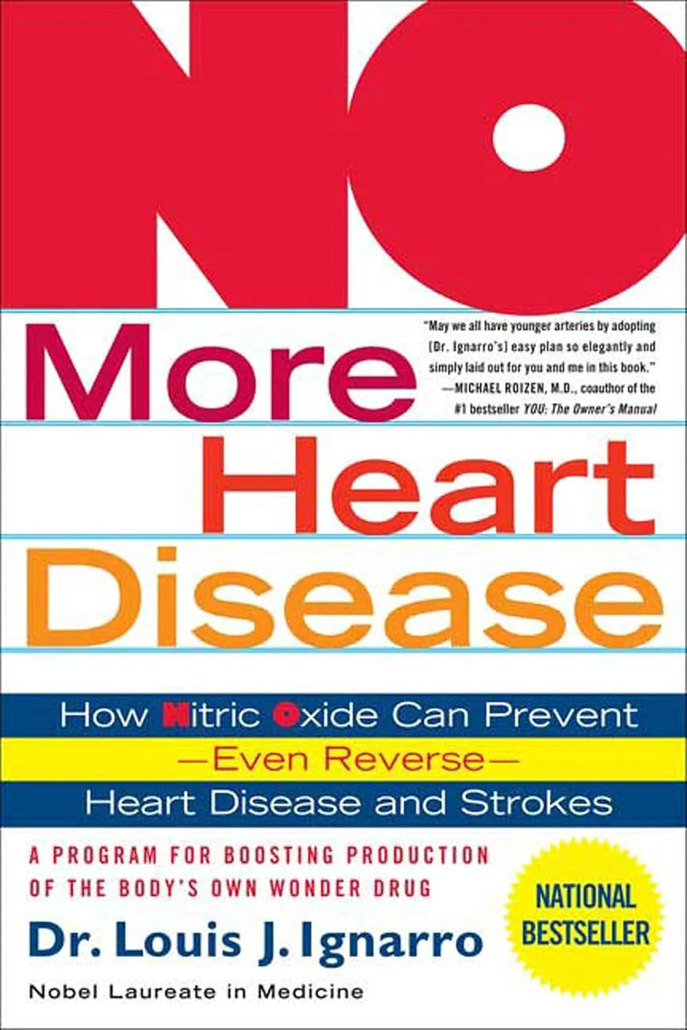 NO More Heart Disease (First Edition) by Dr. Lou Ignarro — book cover